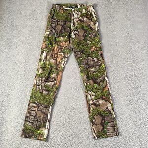 Treezyn Early Seezyn Cargo Pants Men Small (29x34) Brown Green Camo Hunting Camp